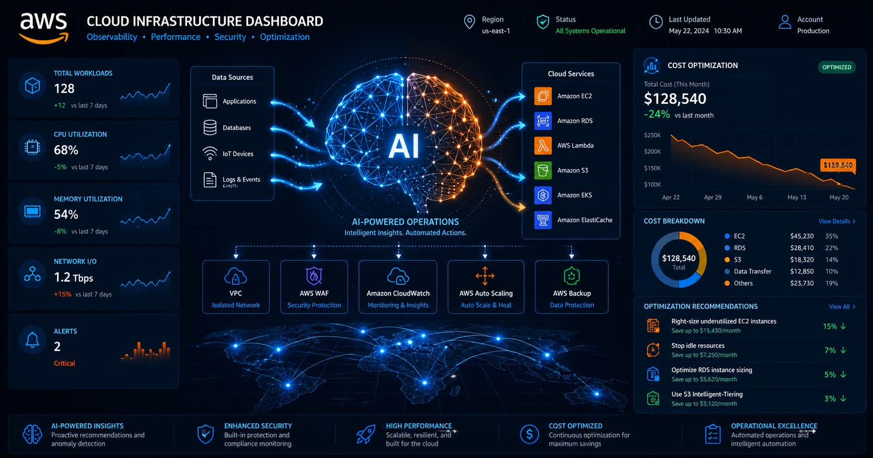 AWS Cost Optimization with AI